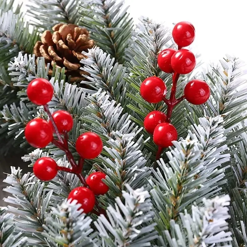 100/5PCS Artificial Red Berrie - Christmas Wreath Fake 评论和价格
