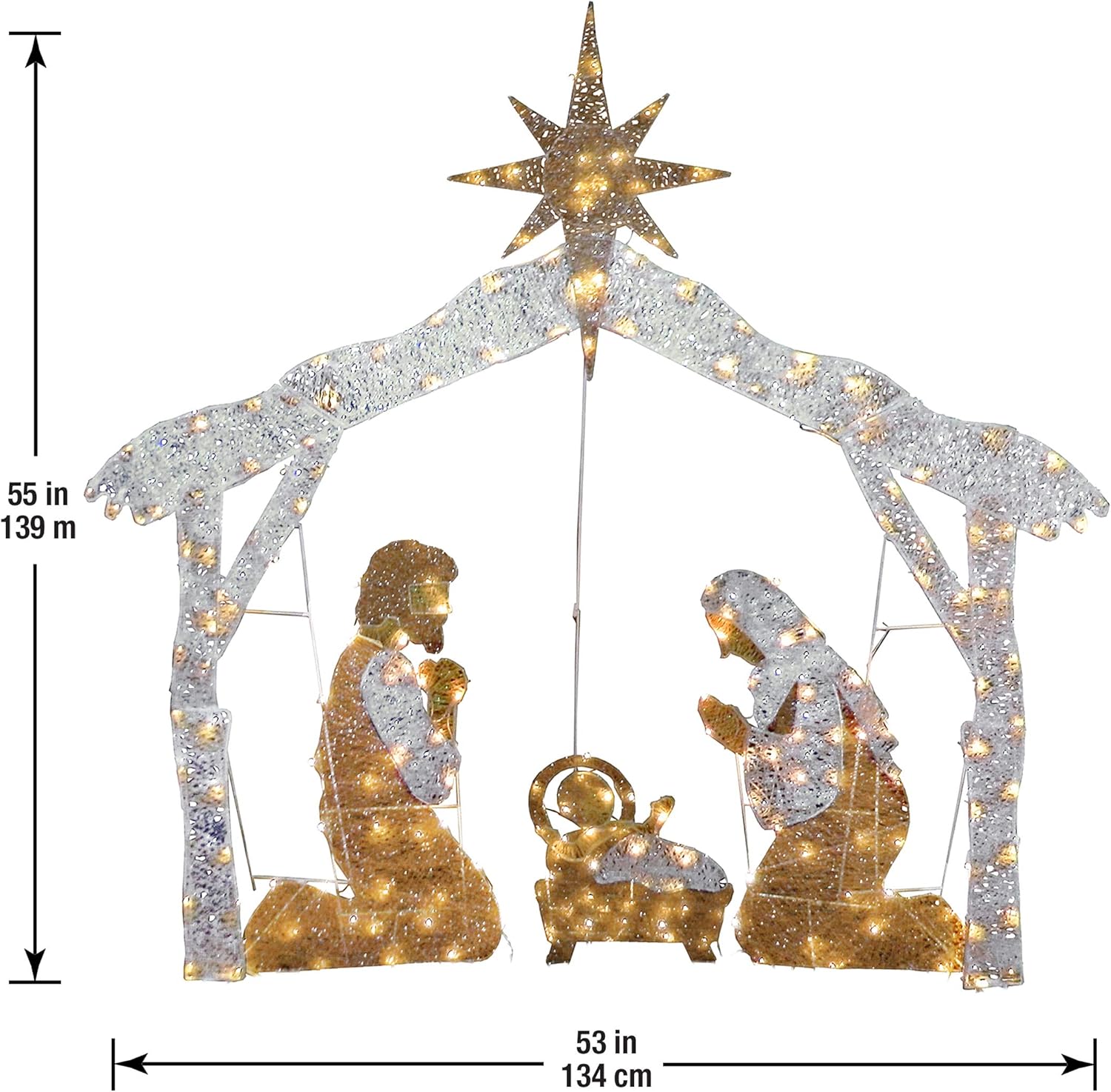 4.5 ft Pre-lit Artificial Chri - Christmas Tree Artificial 评论和价格