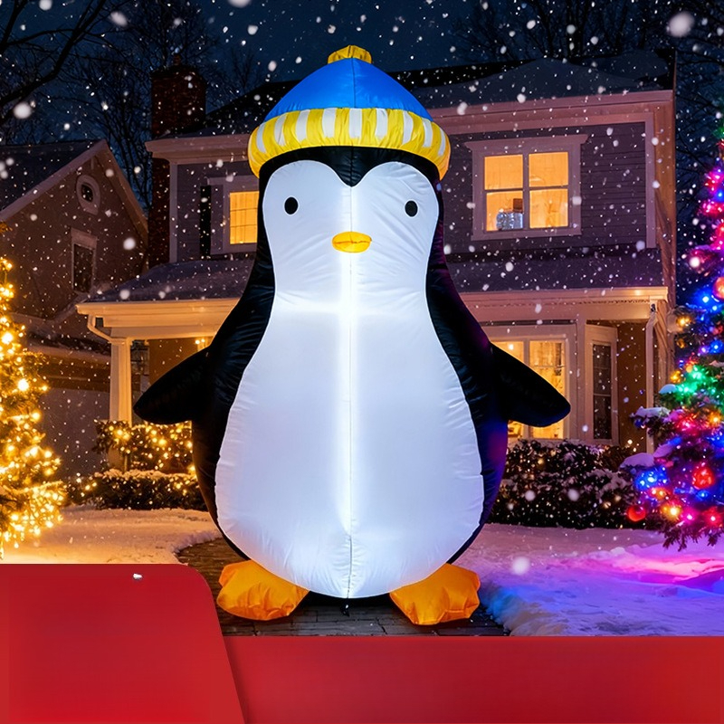 1.5M Christmas Penguin Inflata - Christmas Lights Outdoor 评论和价格
