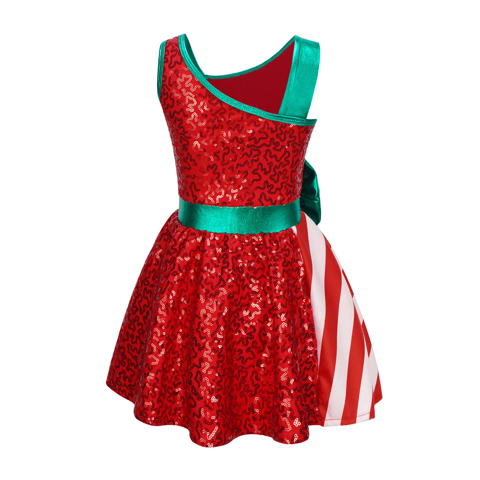 Kids Girls Christmas Party Dre - Elf Costume Christmas 评论和价格